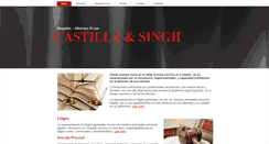 Desktop Screenshot of castillalaw.com